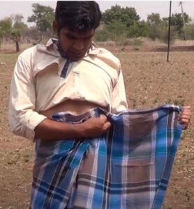 lungi stitched step 2