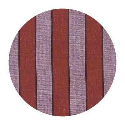 Brown 1inch stripe closeup