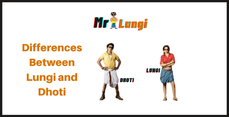 Difference between lungi and dhoti