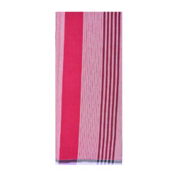 maroon color random stripes lungi