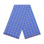 Blue and Grey Mini Check