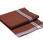 Brown Color Dhoti with Black Stripe