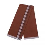 Brown Color Dhoti with Black Stripe