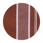 Brown Color Dhoti with White Line