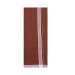 Brown Color Dhoti with White Stripe