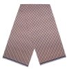 Brown and White Micro Check no 12 vshaped