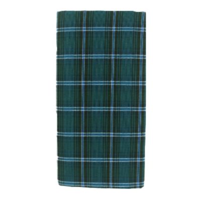 Dark Green Medium Check Lungi No 1 Folded