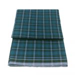 Dark Green Medium Check Lungi