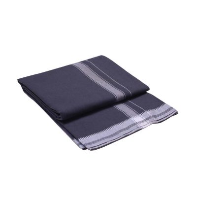 Grey Kerala lungi folded