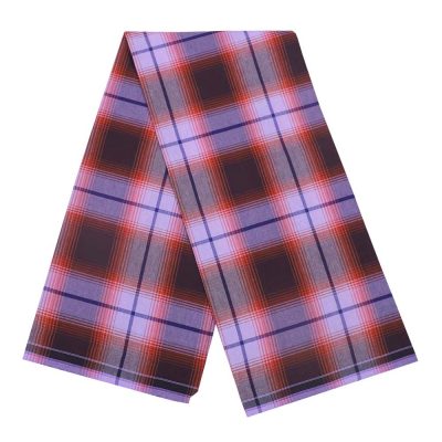 Orange madras check lungi vshaped