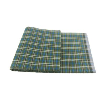 Parrot Green Medium Check Lungi No 2 Half Folded