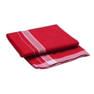 Red color Dhoti folded.png