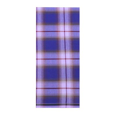 Violet madras check lungi