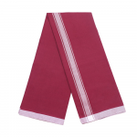 Maroon Color Dhoti with White Stripe