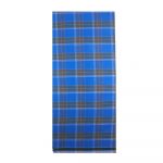 Blue and Brown Medium Check Lungi