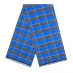 Blue and Brown Medium Check Lungi