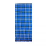 Blue and Green Medium Check Lungi