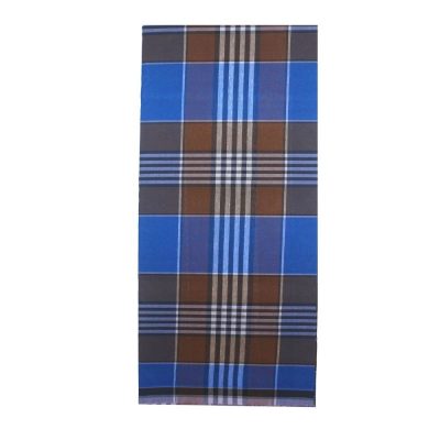 Brown and Blue Fancy Lungi no 14