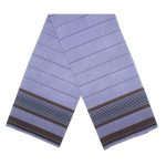 Grey Lungi with Brown Border