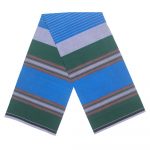 Grey Lungi with Multi Color Stripes 2