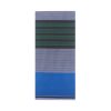 Grey Lungi with blue and Green Stipes no 5 Vshaped