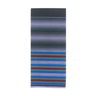 Grey Lungi with multicolor stripes no 6