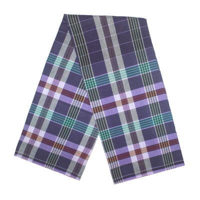 Violet and Green Fancy Lungi Vshaped no 13