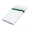 Parrot Green Zari Border Double Dhoti Folded 2