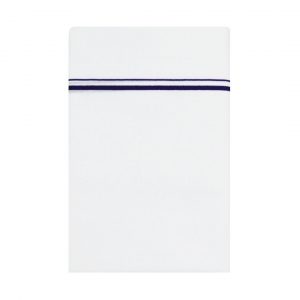 Singe Dhoti with Small Purple border folded