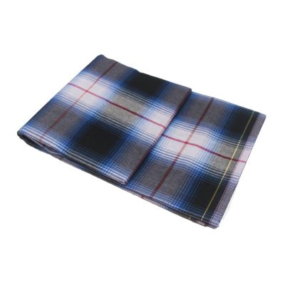 Black Madras Check Half Folded