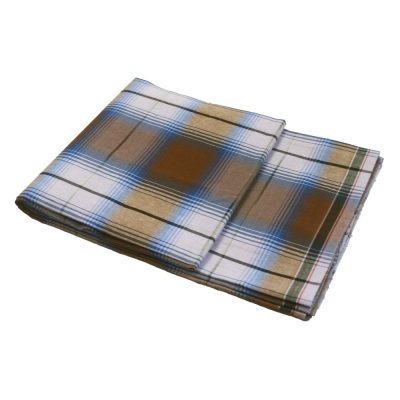 Brown Madras Check Half Folded