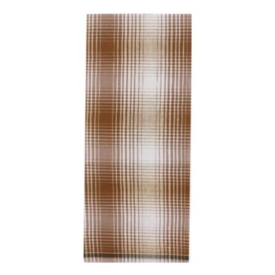 Brown Micro Check Lungi