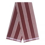 Maroon Half Inch Stripes Lungi