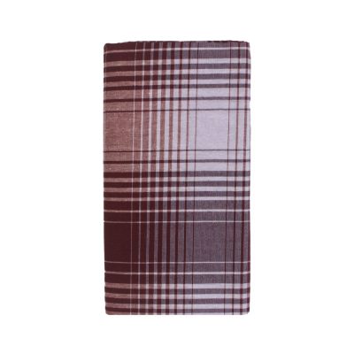 Maroon Micro Check Lungi Folded