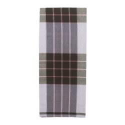 White with Dark Brown Box lungi