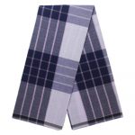 White With Violet Box Lungi