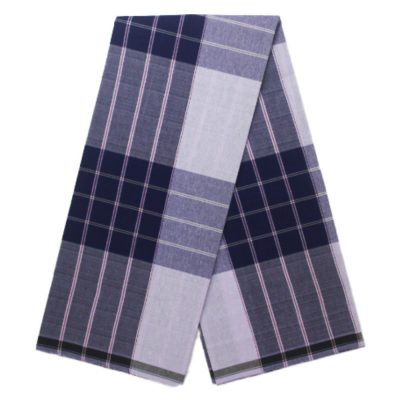 White with Violet Box lungi Vshape