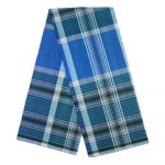 Blue Box with Green Micro Check Lungi