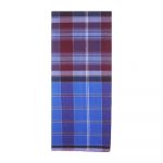 Blue Red and Maroon Box Lungi