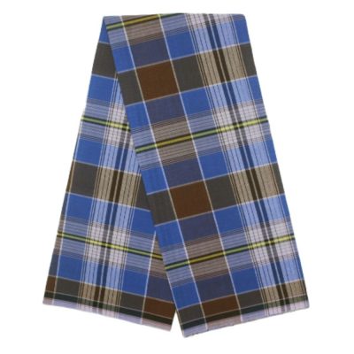 Blue and Brown Small Box Lungi No 2 Vshape