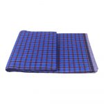Blue and Red Mini Check Lungi 2