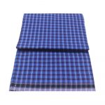 Blue and Red Mini Check Lungi