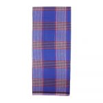 Blue Box with Red  Micro Check Lungi