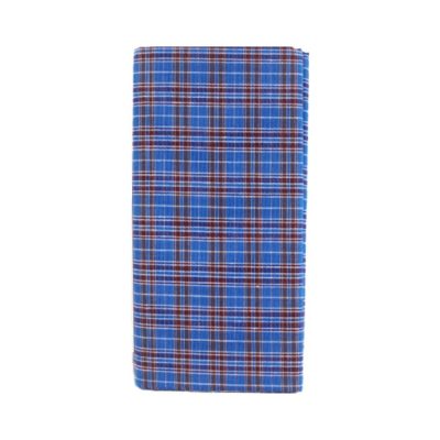 Brown and Blue Mini Check 3 No 13 Folded