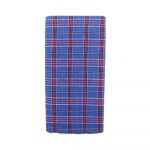 Maroon Blue and Red Mini Check Lungi 2