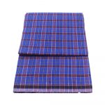 Maroon Blue and Red Mini Check Lungi 2