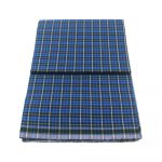 Sky Blue and Brown Mini Check Lungi