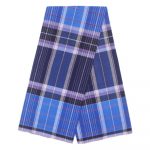 Violet and Blue Box With Red Line Lungi