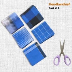 Blue Handkerchiefs pack of 5