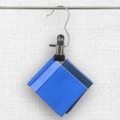 Blue checked hand kerchief